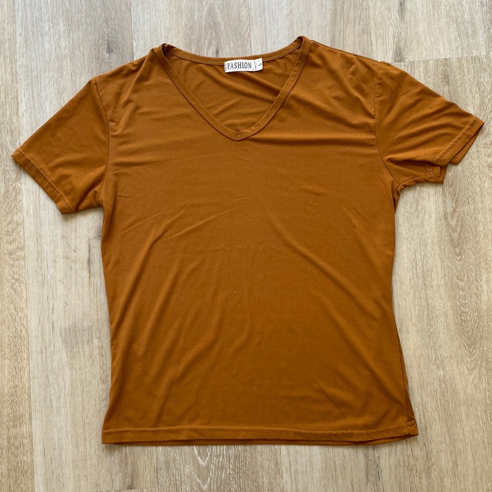 T-shirt, Caramel color, brand new